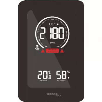 TECHNO LINE WL1030 Oro kokybės monitorius su orų stotele, CO2, temperatūra, drėgmė