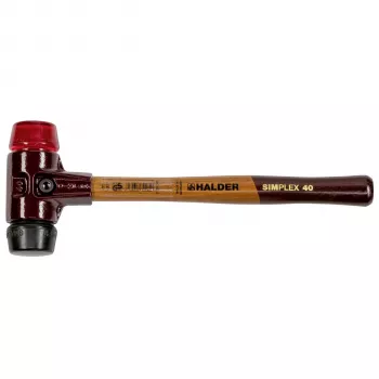 HALDER SIMPLEX Soft-Face Mallet 40 mm Composite Rubber/Plastic TE SIMPLE