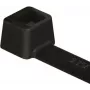 HellermannTyton T18L PA66W BK 100 kabelio raištis, juodas, 205 mm x 2,5 mm, 100 vnt. pakuotė