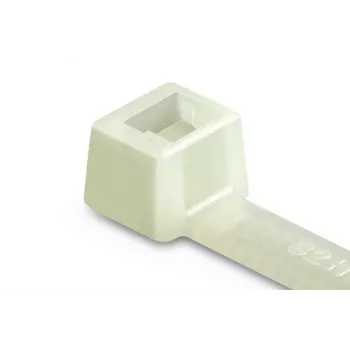 HellermannTyton T-Series viduje dantyto kabelio raištis, 460mm x 7,6mm, skaidrus, PA66, 100 vnt. pakuotė (111-12619)