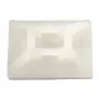 HellermannTyton MB4CA Baltas kabelio laikiklis, 100 vnt. (MB4CA-PA66-NA-C1)