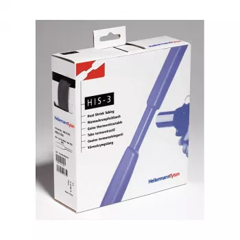 HellermannTyton HIS-PACK Termosusitraukianti žarna 1,2 mm Juoda 1,2 m 2:1