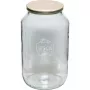 WECK Round Rim Jar 3L with Wooden Lid