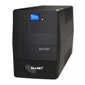 ALLNET UPS 1000VA Line-Interactive USB LCD Display - (Offline) UPS - 26 min (ALL91000T)
