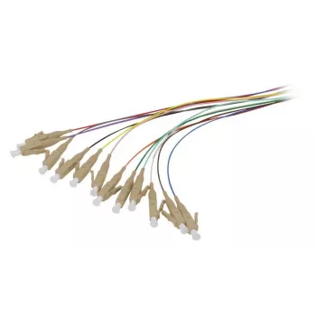 SYNERGY21 LWL Pigtail LC 50/125 µm OM2 2 m 12-Pack Coloured Indoor Cable