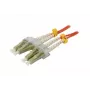 SYNERGY21 Skaidulinės optikos jungiamasis laidas 10 m OM2 LC Duplex Oranžinis