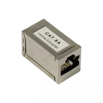 SYNERGY21 CAT6A RJ45 Movė Moteriškas į Moterišką Siauros Linijos Ekranuotas