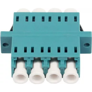SYNERGY21 Šviesolaidinis jungtuvas LC Moteris į LC Moteris Daugiamodis OM3 50/125µm Keturgubas Aqua PVC