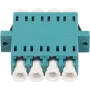 SYNERGY21 Šviesolaidinis jungtuvas LC Moteris į LC Moteris Daugiamodis OM3 50/125µm Keturgubas Aqua PVC
