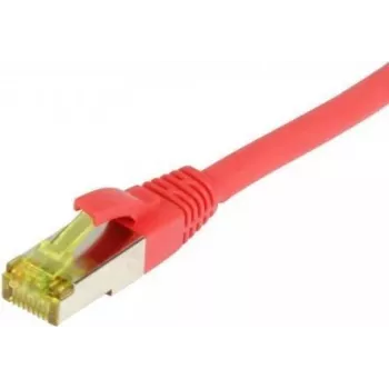 SYNERGY21 Patch Cable RJ45, CAT6A 500MHz, 30m, Red, S/FTP, TPE/LSZH (Ultraflex), AWG26, with Cat.7 Raw Cable