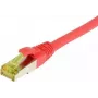 SYNERGY21 Patch Cable RJ45, CAT6A 500MHz, 30m, Red, S/FTP, TPE/LSZH (Ultraflex), AWG26, with Cat.7 Raw Cable