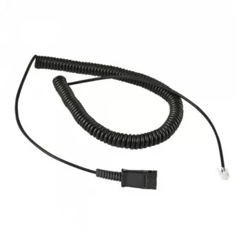 ALLNET Plusonic ausinių adapterio laidas Plantronics QD į RJ9 juodas 0,6 m (100-002-PA)