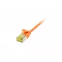 Synergy 21 Patch Cable RJ45 CAT6A 500MHz 5m Orange U/FTP Slimline Round d=3.8mm TPE/LSZH (Superflex) AWG32 su Cat.7 Raw Cable