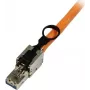 Synergy 21 CAT6A RJ45 lauko gnybtinis TP kištukas, be įrankių, ekranuotas, stūmimo/traukimo fiksatorius