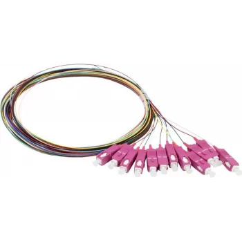 Synergy 21 S215524 Šviesolaidinis pigtail SC OM4 2m 12 vnt. rinkinys spalvotas