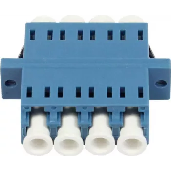 SYNERGY21 Skaidulinės optikos mova LC-LC Quad Vienmodė OS2 Mėlyna PVC