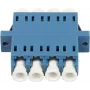 SYNERGY21 Skaidulinės optikos mova LC-LC Quad Vienmodė OS2 Mėlyna PVC