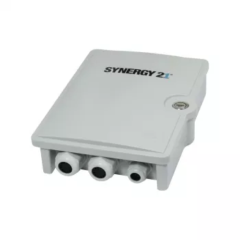 SYNERGY21 FTTH sieninė dėžė, IP55, 1x įvadas / 24x išvadas 2mm arba 2x išvadas 4-12mm