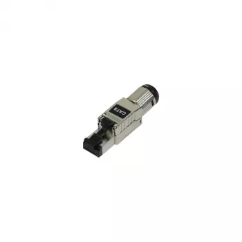 SYNERGY21 TP Plug RJ45 CAT8.1 Class I lauke montuojamas, be įrankių – montavimo kabelio jungtis