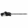 Synergy21 Patch Cable RJ45, CAT6A 500MHz, 0,15m, Pilka, S/FTP, Slimline Round d=4,5mm, TPE/LSZH (Superflex), AWG28, su CAT7 žaliava, Sukiojamas kištukas