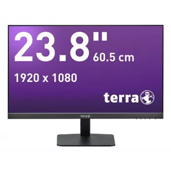 WORTMANN AG TERRA LCD/LED 2427W V3 IPS 23.8 inch Full HD Monitor, juoda, HDMI/DP/USB-C, GREENLINE PLUS