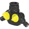 Kärcher 45° kampinis jungtis 1/2 colio Rain System - juoda/geltona (2.645-199.0)