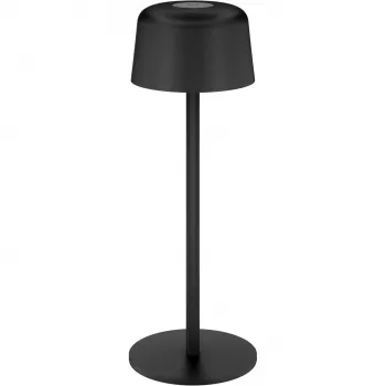 GOOBAY Wireless LED Table Lamp, Size S, 25 cm, Black
