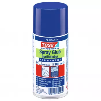 TESA purškiamieji klijai Permanent 300 ml permatomi