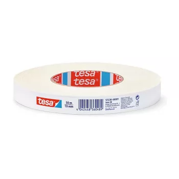 Tesa Fabric Tape White 19.0 mm x 50.0 m 1 Roll