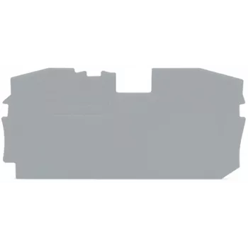 WAGO 2016-1291 Galinė plokštelė TOPJOB® S gnybtų blokams, pilka, 1 mm storio, 73 x 36,5 mm