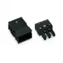 WAGO 770-103 WINSTA® MINI 3 polių kištukinis jungiklis, juodas