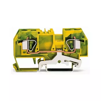 WAGO Įžeminimo gnybtų blokas žaliai-geltonas 0,2-6 mm² 282-907