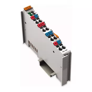 WAGO 750-626 2 kanalų skaitmeninis įvesties modulis 24 VDC, CAGE CLAMP, šviesiai pilka
