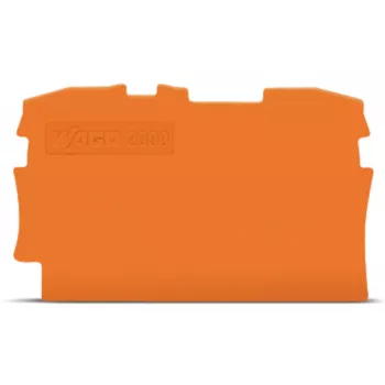 WAGO 2000-1292 Galinė ir tarpinė plokštelė, oranžinė