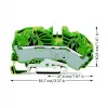 WAGO 2016-7607 TOPJOB S Praeinamoji gnybtų jungtis, 3 laidininkai, 16 mm², pilka
