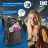 PEDEA Clutch Notebook Backpack 15,6 inch (39,6 cm) - Juoda