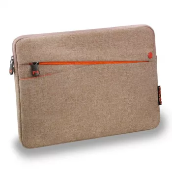 PEDEA Fashion Tablet Case, skirtas Samsung Galaxy Tab S6 Lite / A9+ / S9 / A8, smėlio/oranžinės spalvos, neoprenas