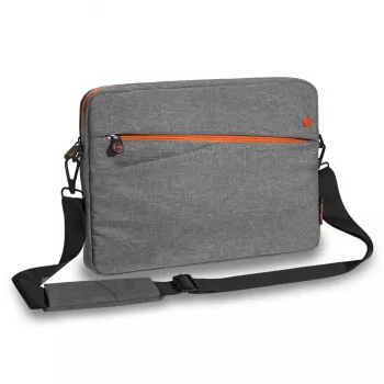 PEDEA Fashion pilka/oranžinė planšetinio kompiuterio rankovė, skirta Samsung Galaxy Tab S9+ / Tab S8+ / Tab S7 FE / Tab S7+