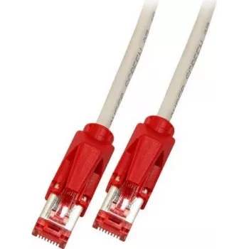 EFB-Elektronik RJ45 Patch Cable Cat.6 S/FTP LSZH Draka UC900 TM21 Red Crossed Grey 10m
