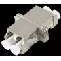 EFB Elektronik ECOFIBER LC Duplex Single-Mode Fiber Optic Coupler, Metal Housing, Ceramic Sleeve, Blue