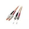 EFB Elektronik Duplex Jumper SC-ST 62.5/125 µm OM1 LSZH Orange 3.0 mm 2 m