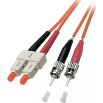 EFB-Elektronik ECOFIBER Duplex Jumper SC-ST 62.5/125 µm OM1 LSZH Orange 3.0 mm 3 m