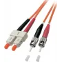 EFB-Elektronik ECOFIBER Duplex Jumper SC-ST 62.5/125 µm OM1 LSZH Orange 3.0 mm 3 m