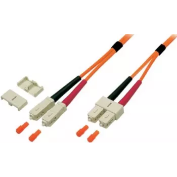 EFB Elektronik Duplex Jumper SC-SC 62.5/125µm OM1 LSZH Orange 3.0mm 10m
