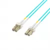 EFB Elektronik Duplex Jumper LC-LC 50/125µm OM3 LSZH Aqua 2.0mm 35m