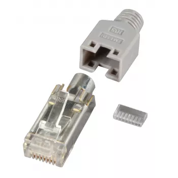 HIROSE RJ45 Kištukas STP TM11 Pilka 100 Vnt. Cat. 5e - H7540.12-100