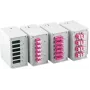 EFB Elektronik Priekinis skydelis 6 x SC-D, LC-Quad su 1,7 mm varžtų skylutėmis