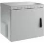 EFB Electronics 19 inch sieninis korpusas IP55, 12U, plieninės durys, gylis 600 mm, RAL 7035 šviesiai pilka