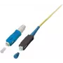EFB Elektronik lauke montuojamas SC jungtis OM2 juoda