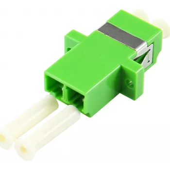 EFB Electronics LC Duplex OM5 šviesolaidinis movos jungiklis, žalsvai geltonas, keraminė įvorė, SC Simplex korpusas